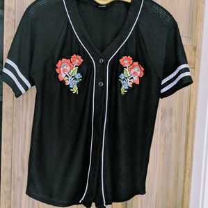 ❗️2 for $8  CUTE AS F Baseball Jersey